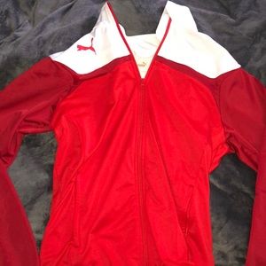 puma red jacket